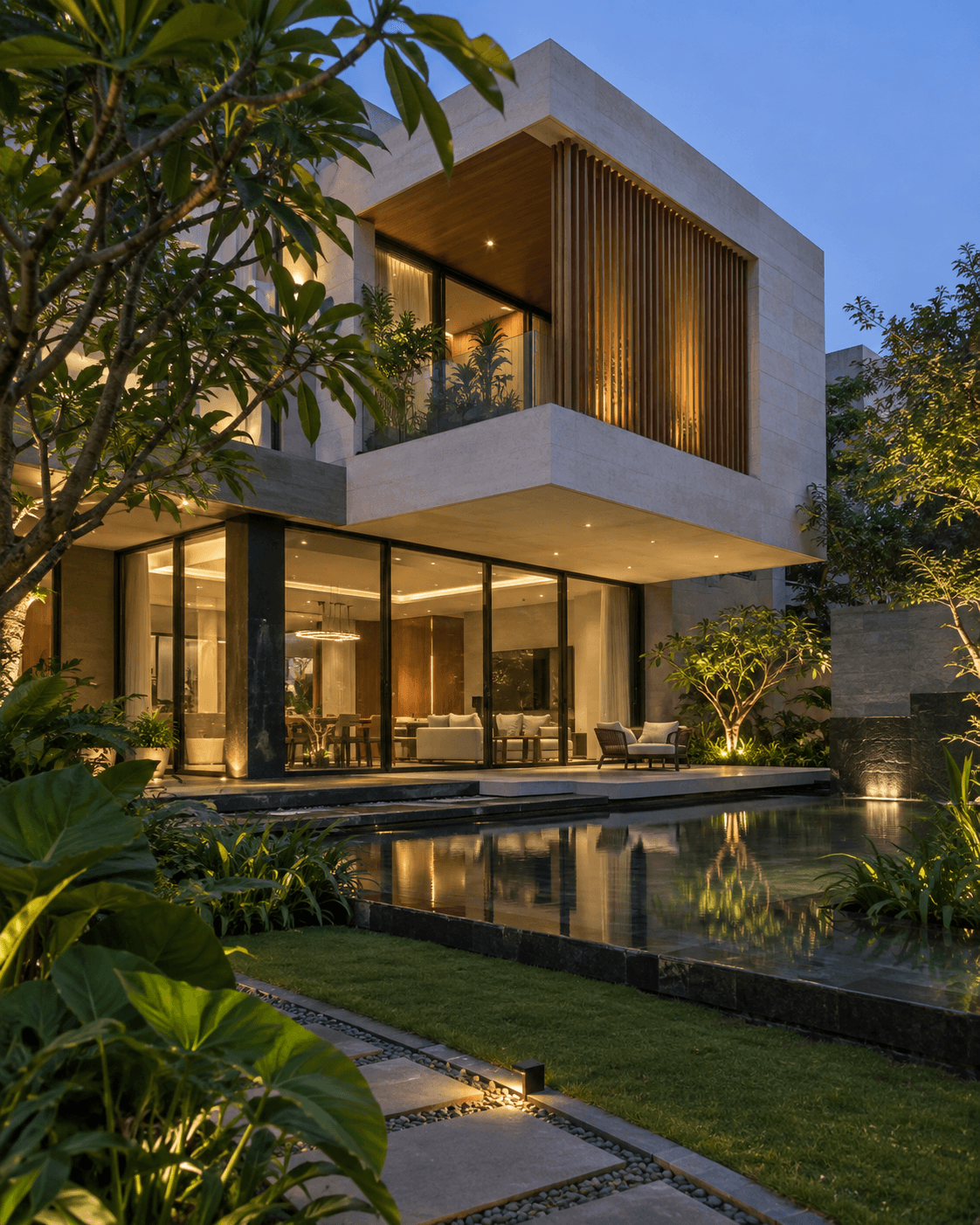 Developed land with completed residential infrastructure